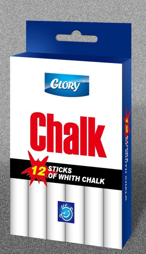 Glory Chalk - 12 Count, White