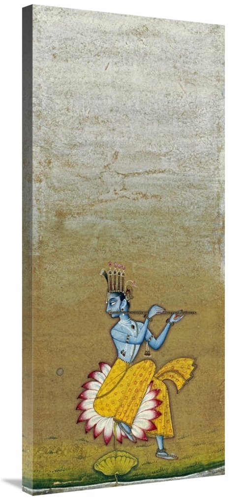 Global Gallery GCS-267734-40-142 40 in. Krishna Fluting Art Print - Us