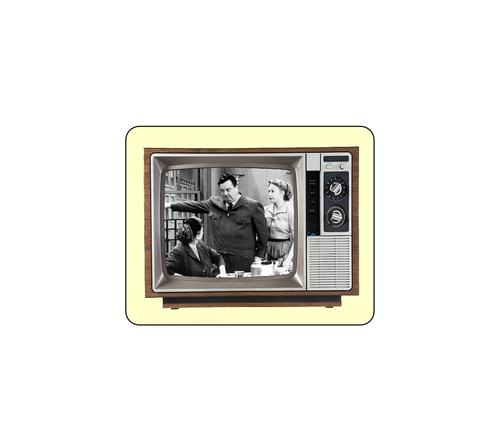 The Honeymooners  Retro TV Show Celebrities Mouse Pad
