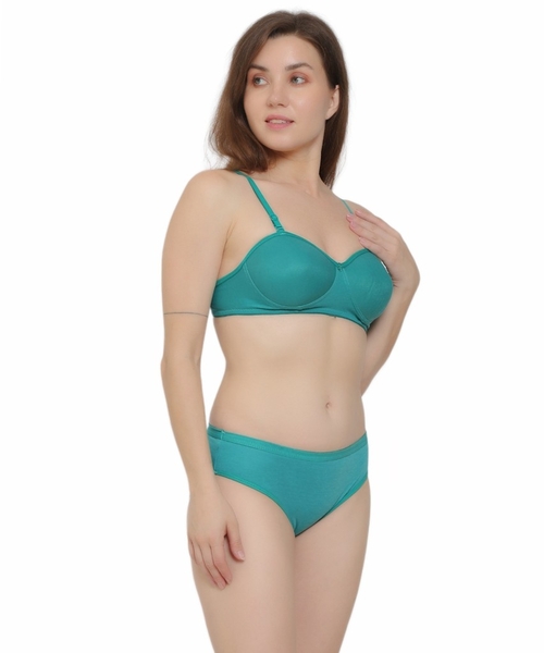 Women Bikini Padded Bra & Panty Women Regular Lingerie Set|Lingerie
