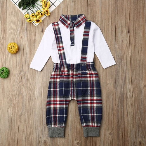 Pudcoco Autumn Newborn Baby Boy Round Neck Long