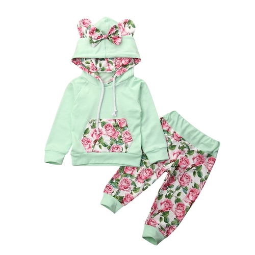 0 24M Autumn Winter Infant Kids Baby Girls Clothes