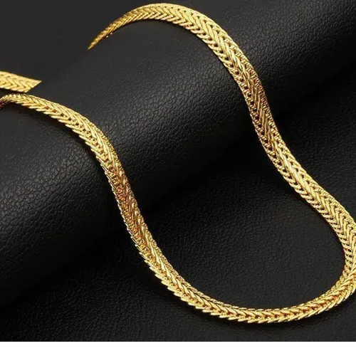 Gold Plated Chatai Chain  24 INCH