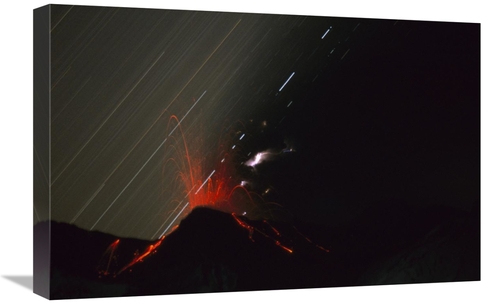 Global Gallery GCS-451102-1624-142 16 x 24 in. Mt Ruapehu Time Exposur