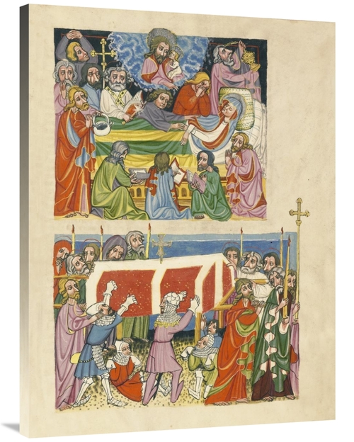 Global Gallery GCS-454744-3040-142 30 x 40 in. The Death of the Virgin