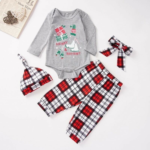 Emmababy Boy Girl 2PCS Baby Kid Marry Christmas