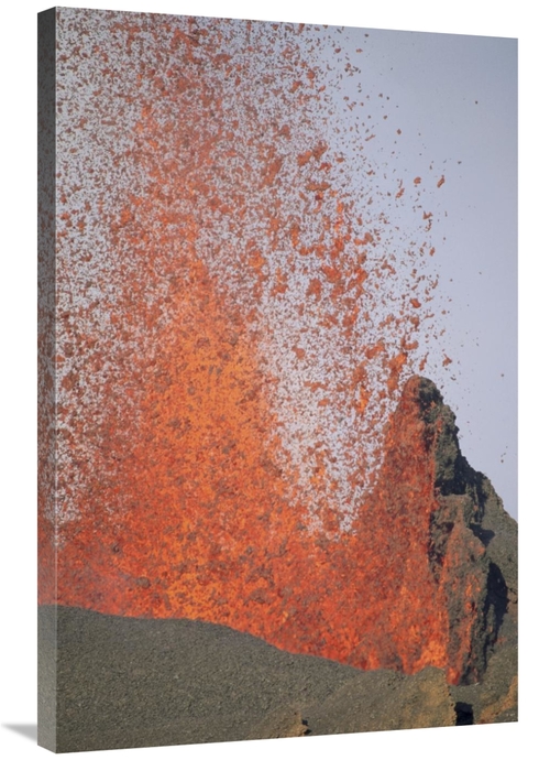 Global Gallery GCS-451201-2436-142 24 x 36 in. Splatter Cone & Lava Fo