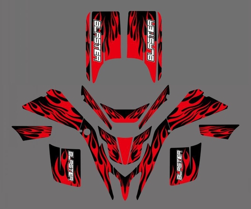 0214 Fire New Style DECALS STICKERS GRAPHICS For