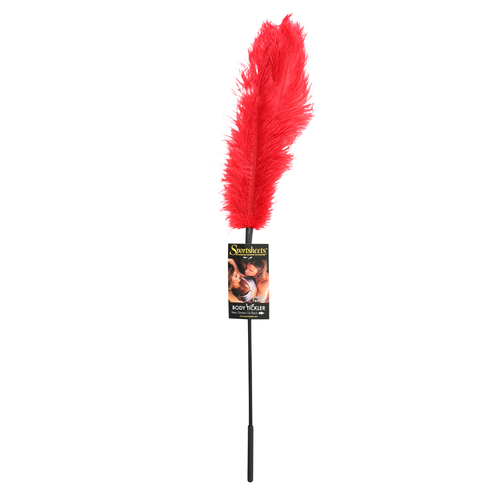 Ostrich Tickler - Red