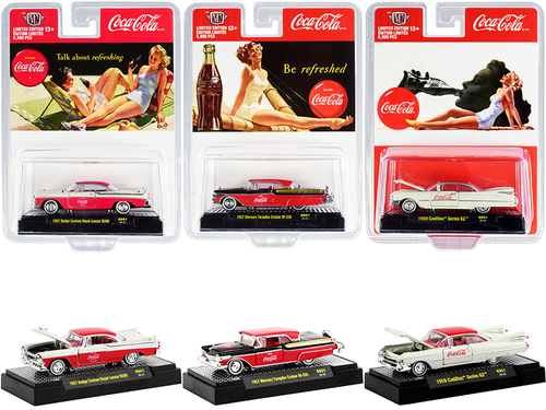 \Coca-Cola Bathing Beauties\&quot; Set of 3 Cars Release 1 Limited Edition