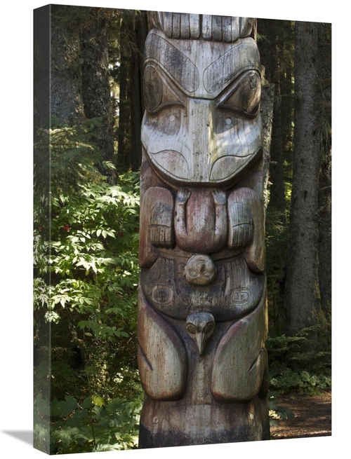 Global Gallery GCS-395428-1624-142 16 x 24 in. Tlingit Totem Pole,