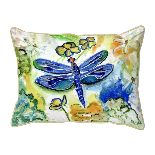 Betsy Drake SN817 11 x 14 in. Dragonflys Garden Small Pillow