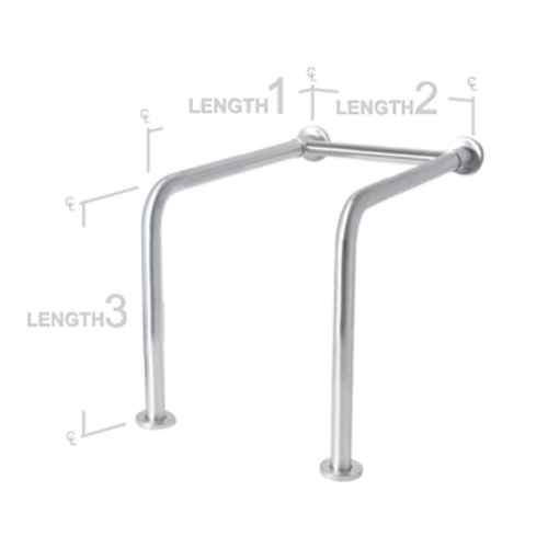 AJW UG120-N302433 30 X 24 X 33 In. Exposed Flange- 1.25 In. Diameter G