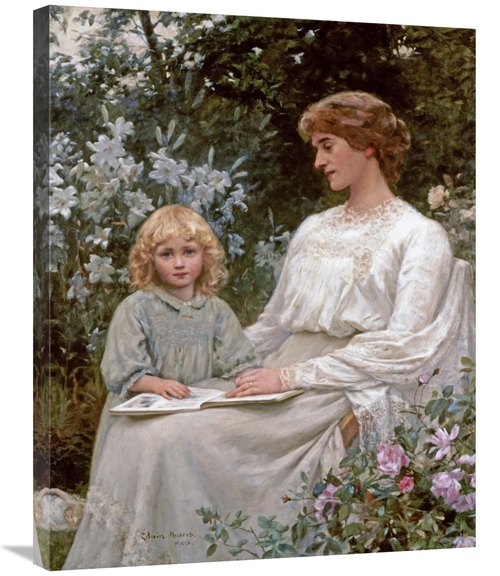 Global Gallery GCS-266503-30-142 30 in. Portrait of a Mother & a Daugh