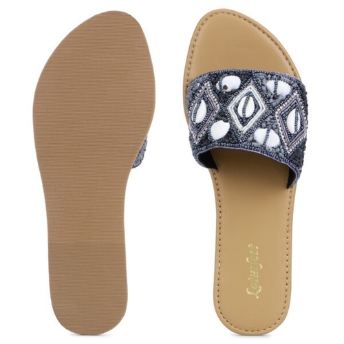 Women Embroidred Flats Slipper