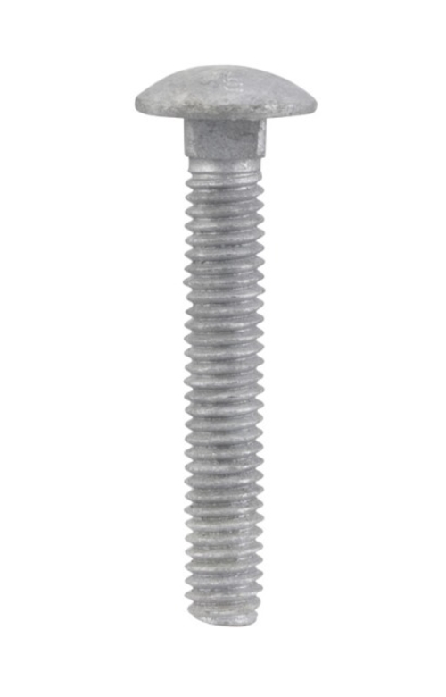 Hillman 812545 0.312 x 2 in. Hot Dipped Galvanized Carriage Screw Bolt