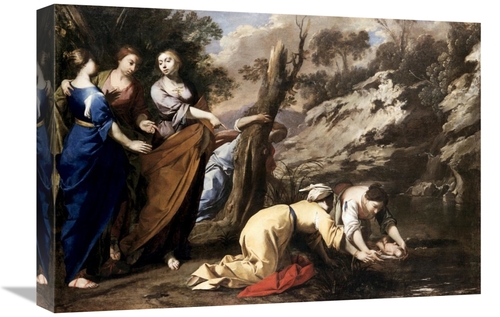 Global Gallery GCS-281841-22-142 22 in. Finding of Moses Art Print - B