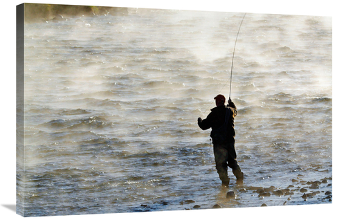 Global Gallery GCS-486529-36-142 36 in. Early Morning Steam Art Print 