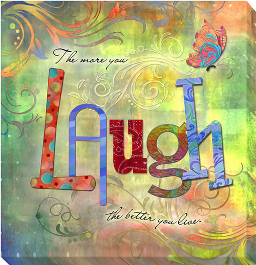 Artistic Home Gallery 1212705G Laugh by Connie Haley Premium Gallery-W