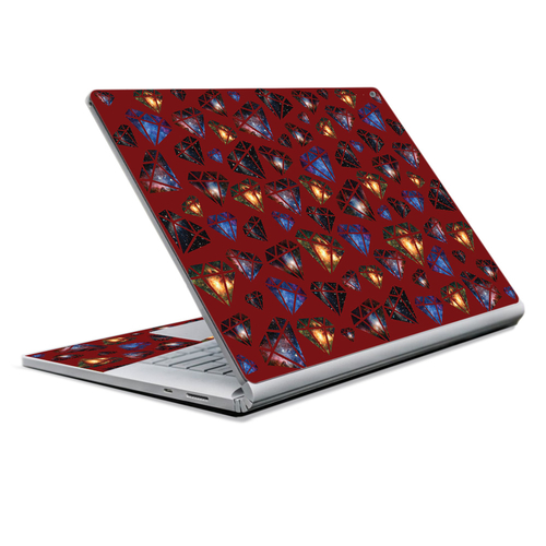 MightySkins MISURFB215-Diamond Galaxy Skin for 15 in. 2018 Microsoft S