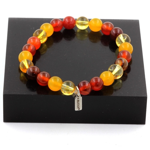 Citrine + Banded Agate + Red Agate + Yellow Agate Bracelet