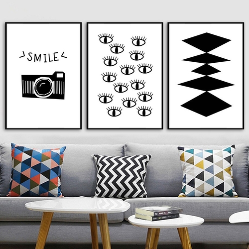 Abstract Geometric Camera Eyes Nordic