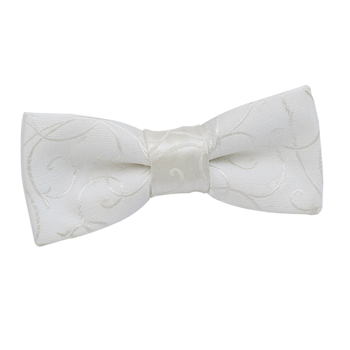 Swirl Pre-Tied Bow Tie - Boys - Ivory