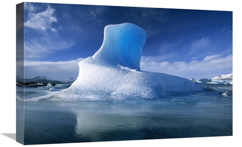 Global Gallery GCS-453592-1624-142 16 x 24 in. Icebergs, Jokullsar