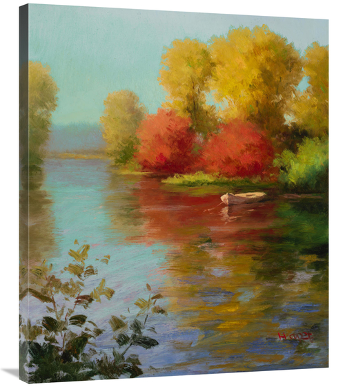 Global Gallery GCS-132581-36-142 36 in. French Canal II Art Print - Du