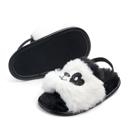 Bebe Summer sandal Baby Girls Fur Slippers Soft