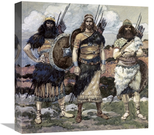 Global Gallery GCS-280536-16-142 16 in. Three of Davids Captains Art P