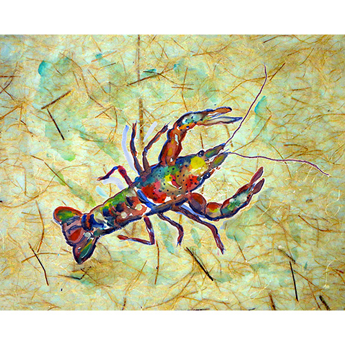 Betsy Drake PM986 Crayfish Place Mat - Set of 4