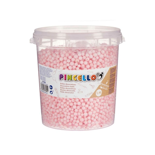Materials for Handicrafts Balls Pink polystyrene
