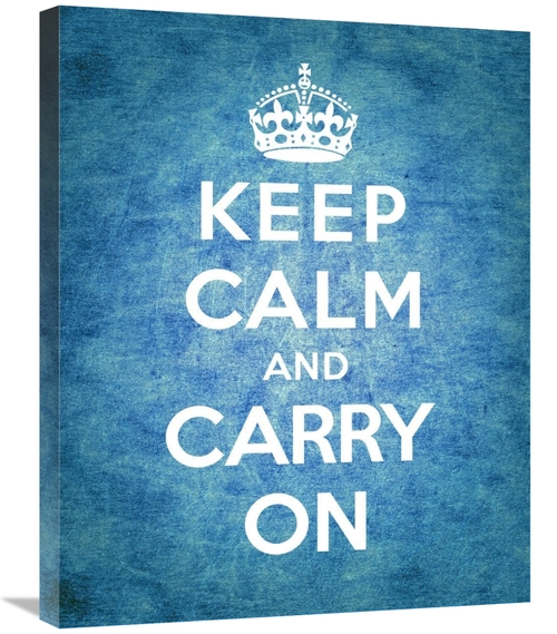 Global Gallery GCS-371960-2228-142 22 x 28 in. Keep Calm & Carry on - 