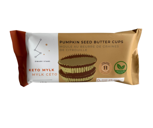 Sugar Free (Keto) Mylk Chocolate Pumpkin Seed Butter Cups