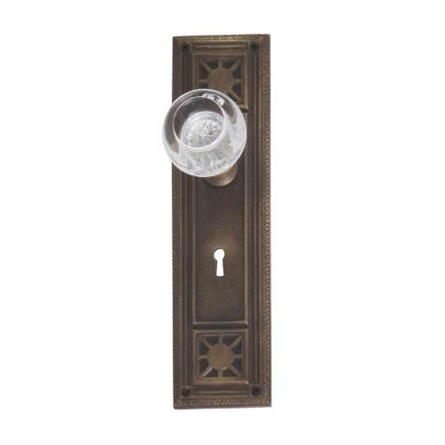 Brass Accents D04-K724D-EMP-486 Interior Door Plate Double Dummy Set -