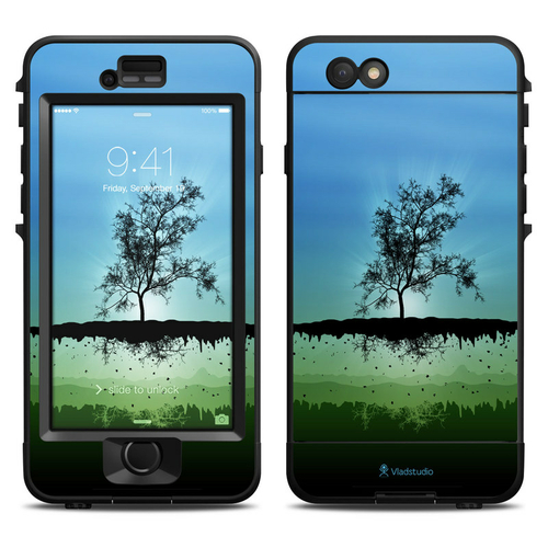DecalGirl LCN6-FTBLU Lifeproof Nuud iPhone 6 Case Skin - Flying Tree B