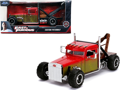 Custom Peterbilt Tow Truck \Fast & Furious\" Series 1/24 Diecast Model