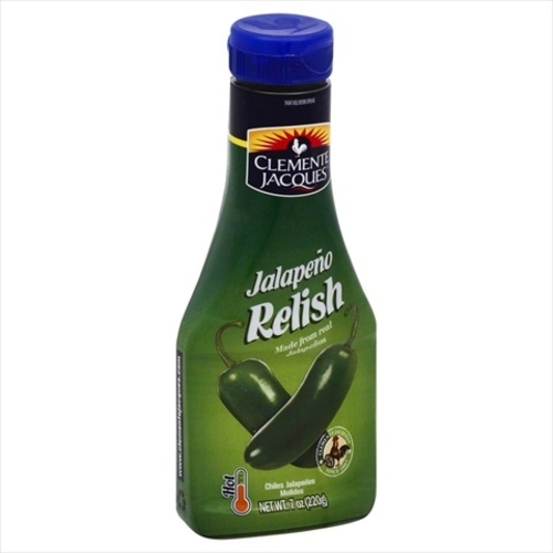 CLEMENTE JACQUES RELISH JALAPENO PEPPER-7 OZ -Pack of 12