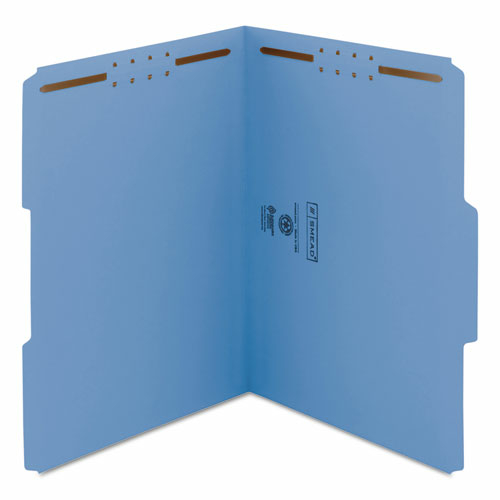 Smead Manufacturing 12042 WaterShed & CutLess Folder, Blue