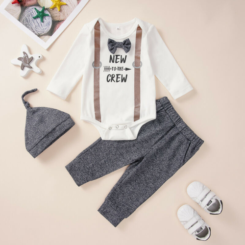 0 24M Baby 3Pcs Clothes Set Newborn Babies Boy