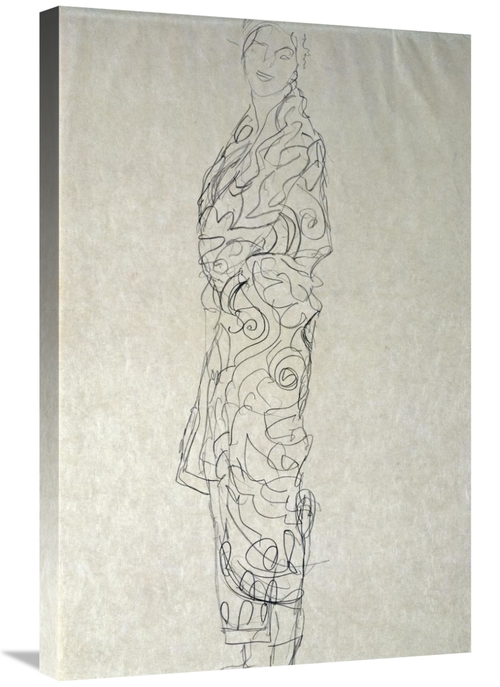 Global Gallery GCS-266679-30-142 30 in. Woman in a Kimono Art Print - 