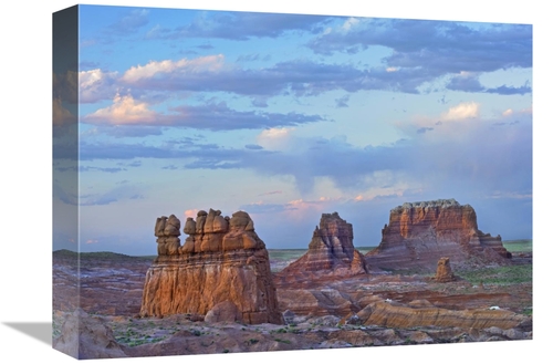 Global Gallery GCS-396472-1216-142 12 x 16 in. Eroded Buttes in Desert
