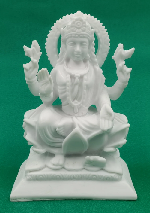 Marble Dust Goddess Lakshmi Statue
