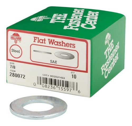 Hillman 280072 0.87 in. SAE Flat Washer  10 per Box