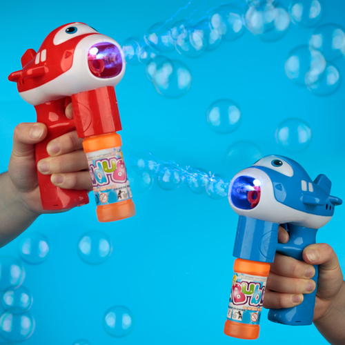 Fun Kids Musical Aircraft Bubble Gun