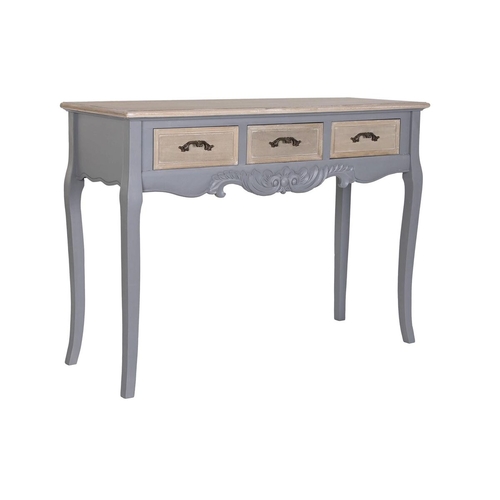 Console DKD Home Decor Grey Natural Paolownia wood MDF Wood 109.5 x 39