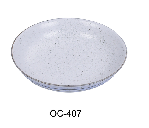 Yanco OC-407 Ocean 7" X 1 1/2" DEEP SOUP PLATE 10 OZ