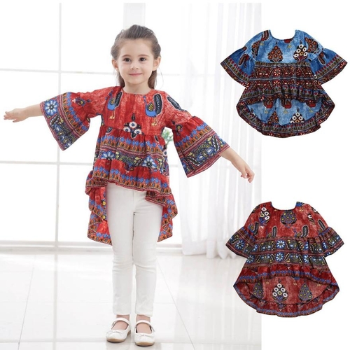 Girl  Dress  Children Infant Kid Girls Peacock