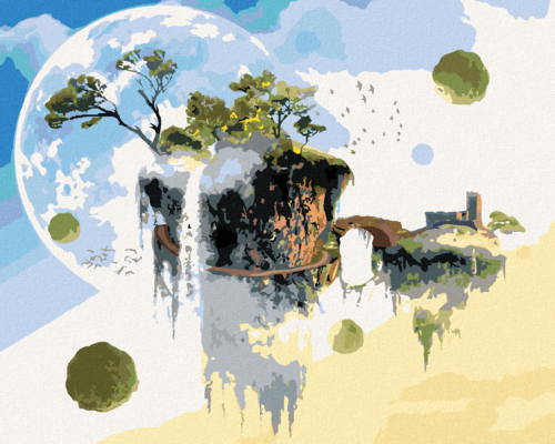 Paint by Numbers - A FLYING ISLAND